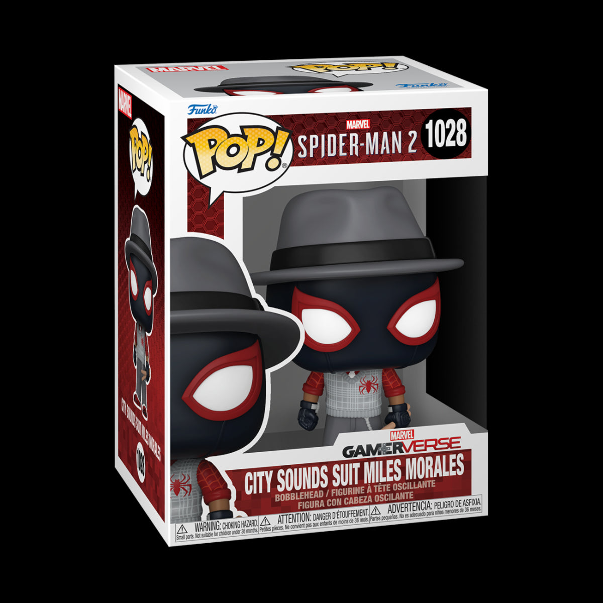 PLAYSTATION - SPIDER-MAN 2 - POP FUNKO VINYL FIGURE 1028 CITY SOUNDS MORALES 9CM