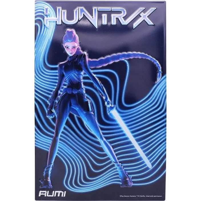 MAP6141 - TARGA IN ALLUMINIO 20X30 CM - RUMI - KPOP DEMON HUNTERS