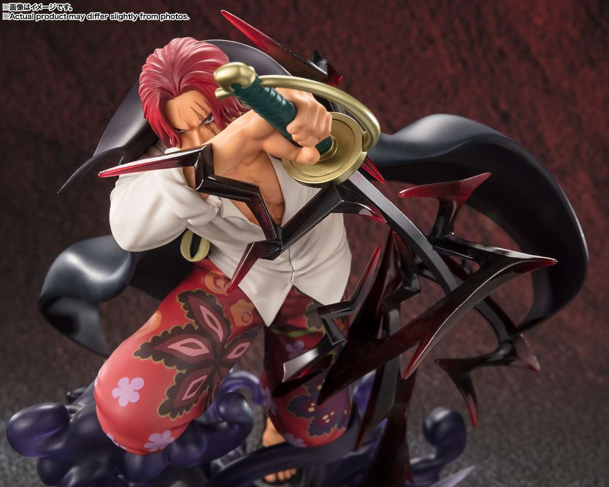 101209 - ONE PIECE - FIGUARTS ZERO - SHANKS DIVINE DEPARTURE EXTRA BATTLE - STATUA 20CM