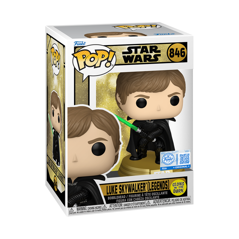 STAR WARS - POP FUNKO VINYL FIGURE 846 LUKE SKYWALKER (LEGENDS) (GW) 9CM