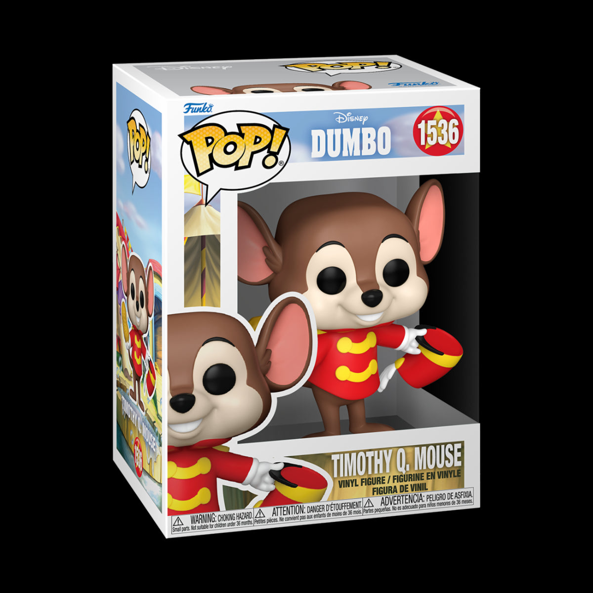 DISNEY: DUMBO - POP FUNKO VINYL FIGURE 1536 TIMOTHY Q.MOUSE 9CM