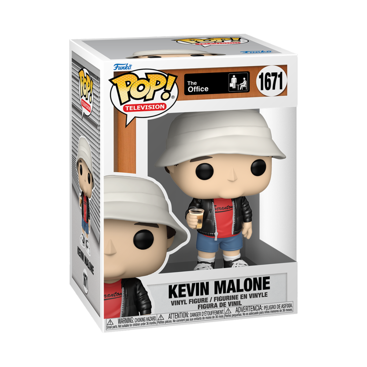 THE OFFICE - POP FUNKO VINYL FIGURE 1671 KEVIN MALONE 9CM