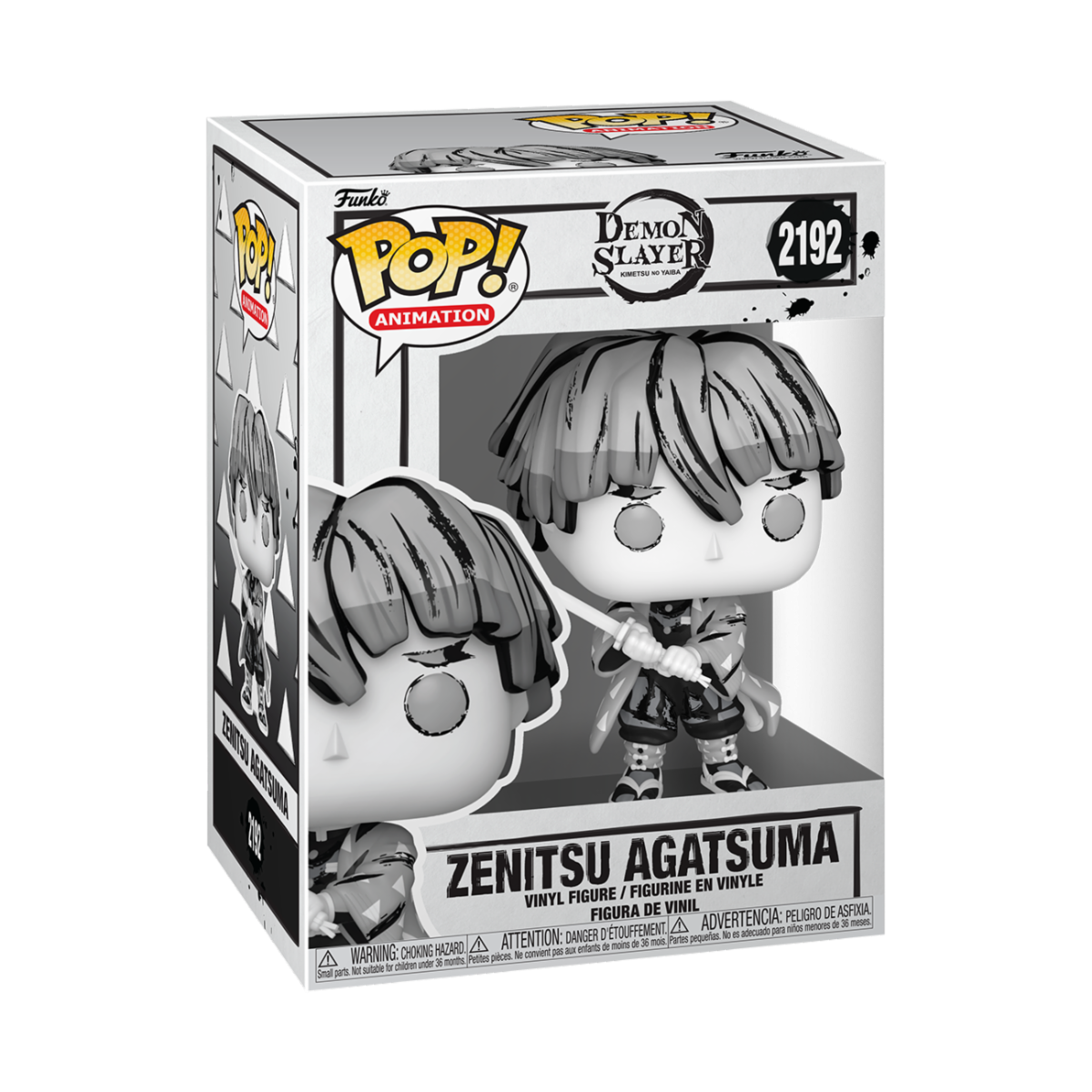 DEMON SLAYER S10 - POP FUNKO VINYL FIGURE 2192 ZENITSU AGATSUMA (SUMI-INK) 9CM
