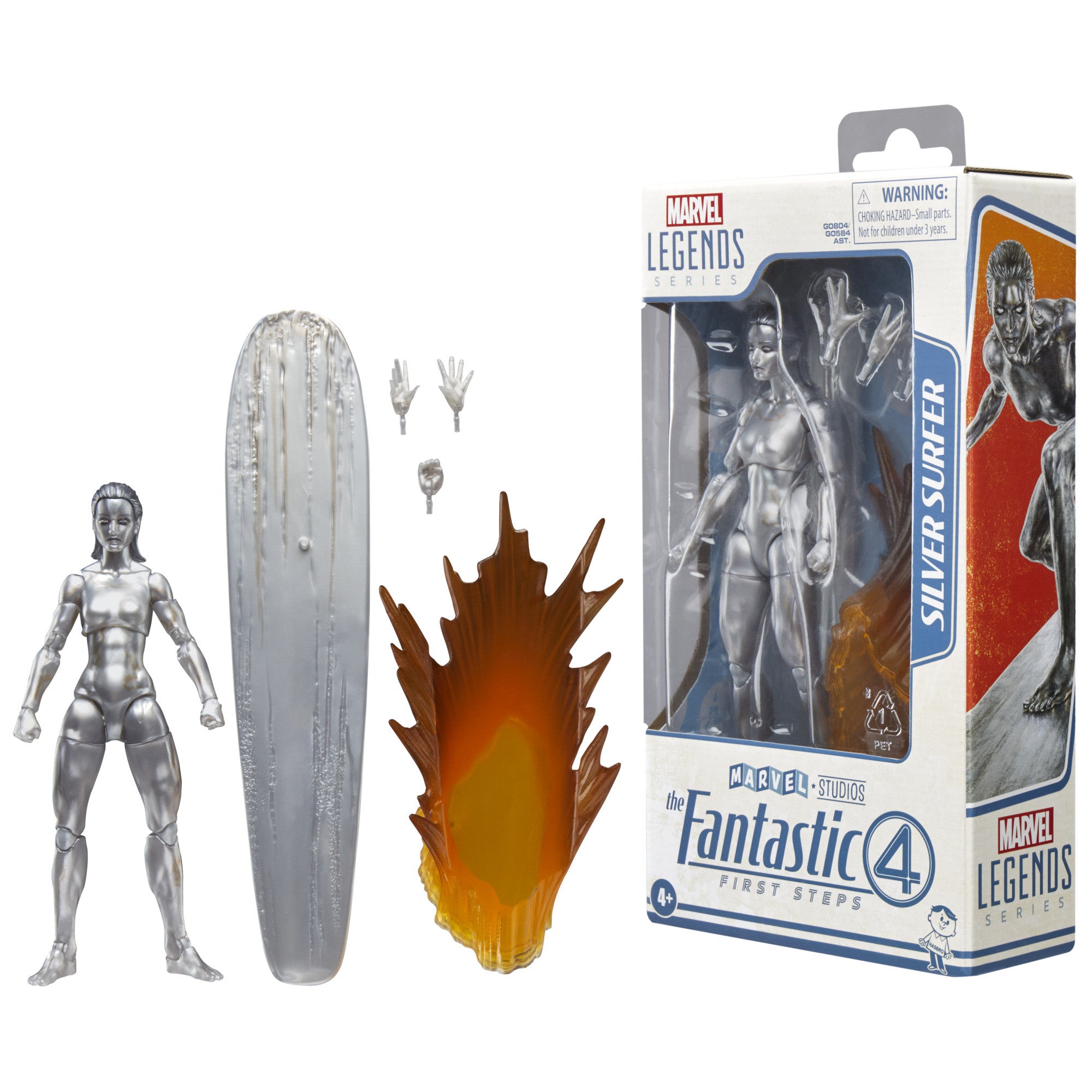 MARVEL LEGENDS - FANTASTIC FOUR - SILVER SURFER - ACTION FIGURE 15CM