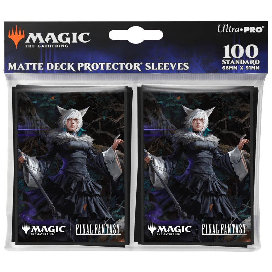 38702 - 100 DECK PROTECTOR SLEEVES - MAGIC: THE GATHERING - COMMANDER MASTER -FINAL FANTASY B