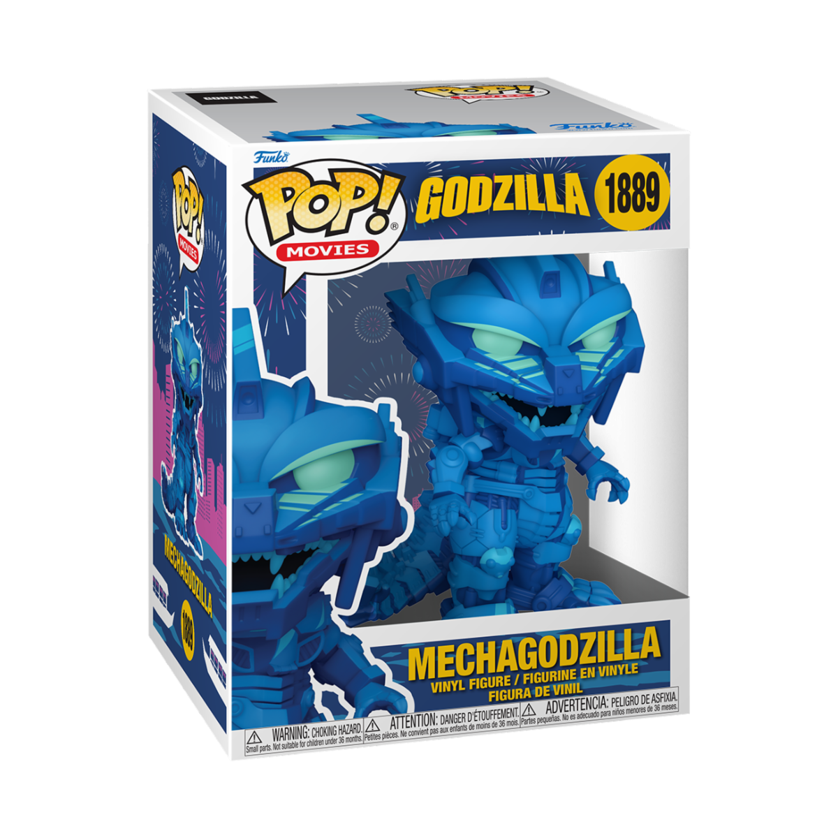 GODZILLA ART - POP FUNKO VINYL FIGURE 1889 MECHAGODZILLA (RETRO FUTURISM) 9CM
