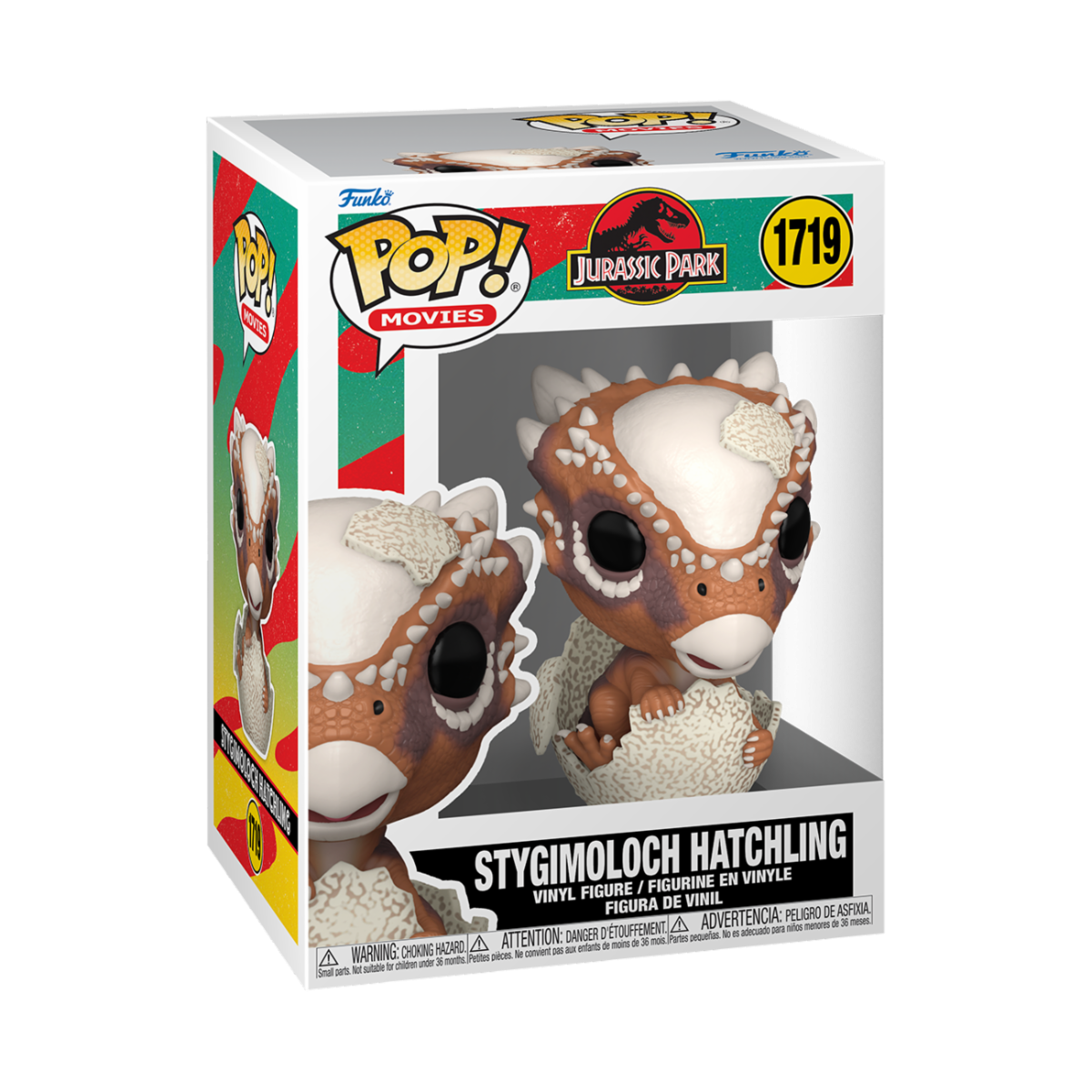 JURASSIC PARK - POP FUNKO VINYL FIGURE 1719 HATCHLING STYGIMOLOCH 9CM