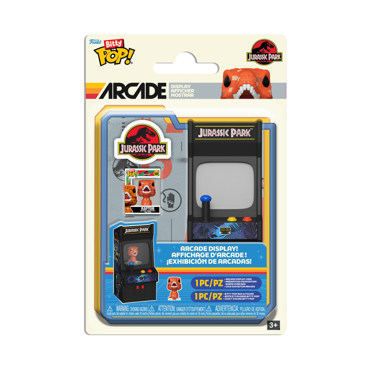 JURASSIC PARK - POP FUNKO BITTY ARCADE VINYL FIGURE - JURASSIC PARK