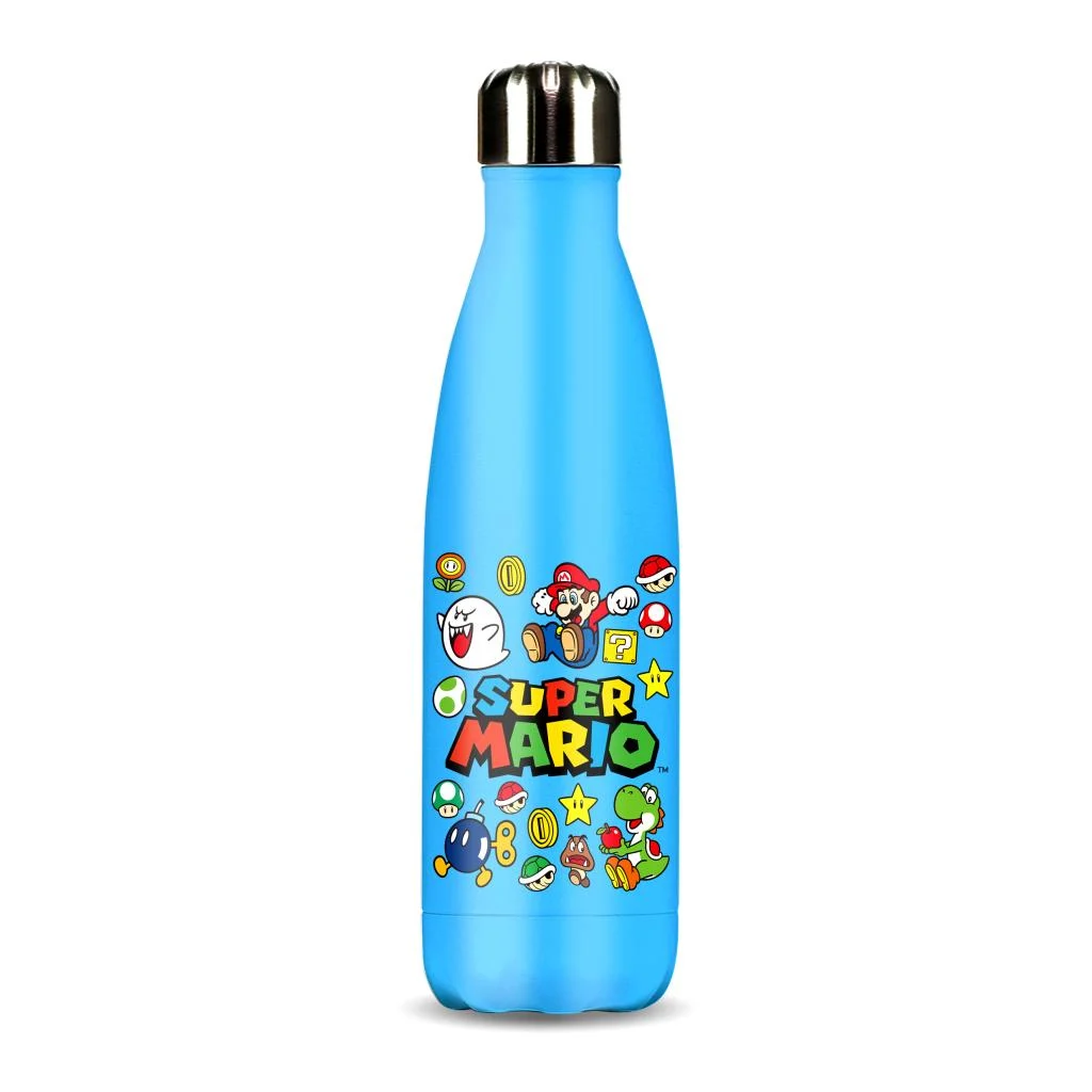 PP12073NN - SUPER MARIO - ALUMINIUM WATER BOTTLE 600ML