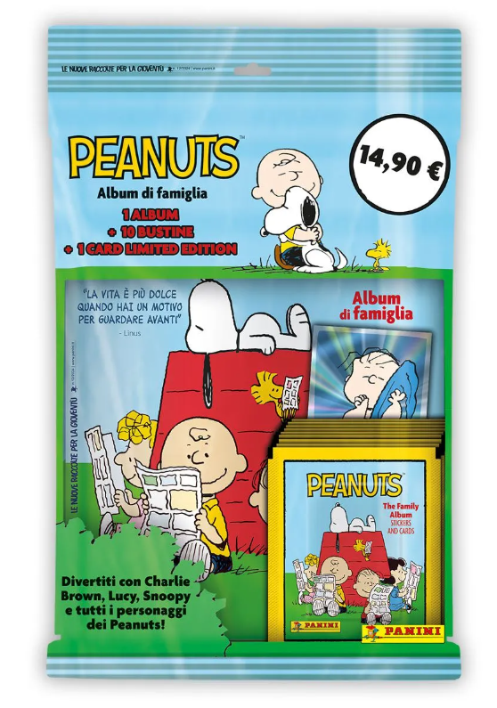 PEANUTS STICKER ALBUM DI FAMIGLIA - STARTER PACK