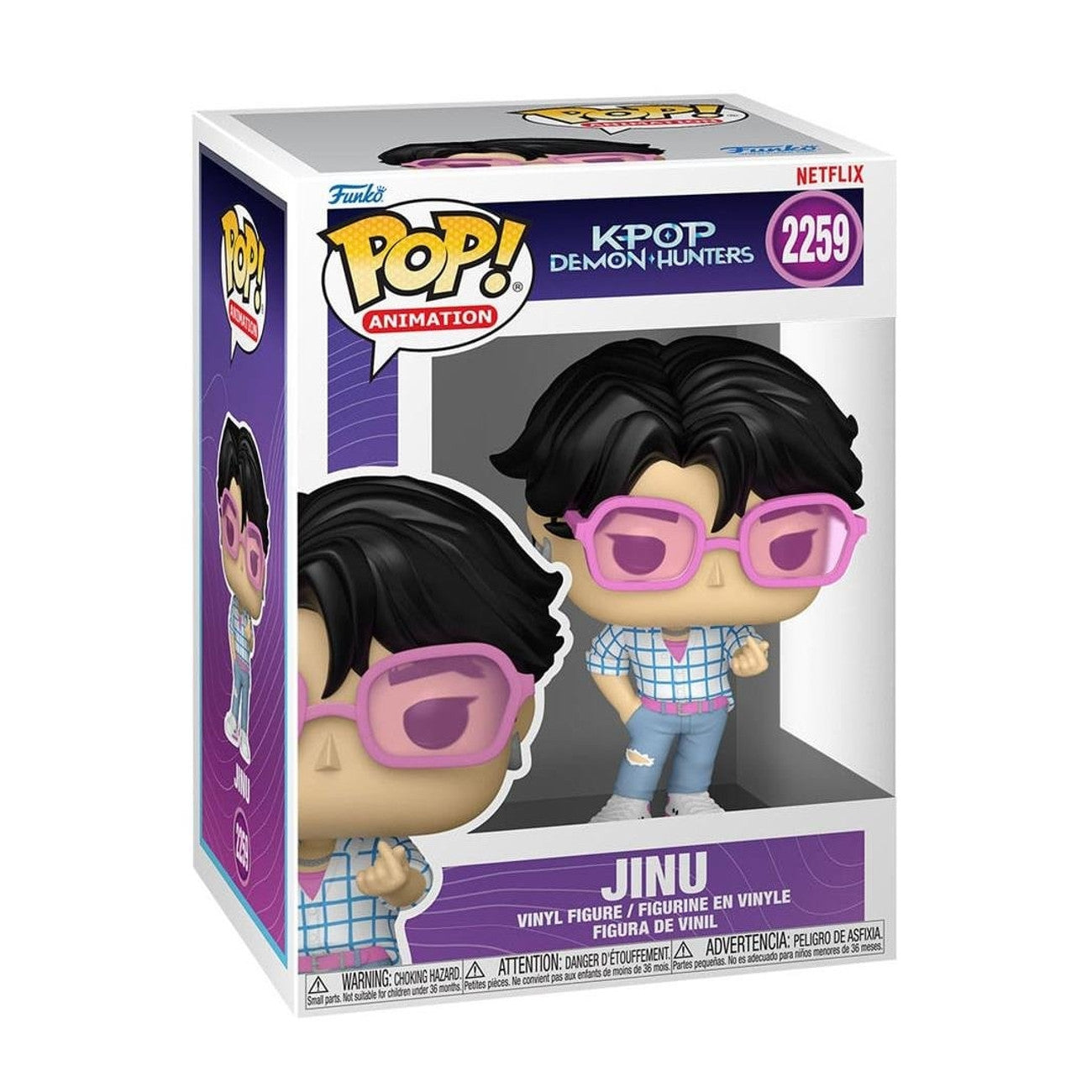 KPOP DEMON HUNTERS - POP FUNKO VINYL FIGURE 2259 JINU 9CM (ASSORTMENT 6PZ) W/CHASE