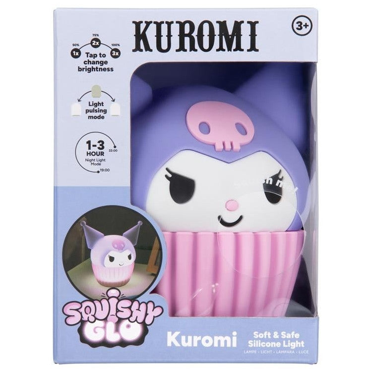 PP15398KUR - HELLO KITTY: KUROMI SQUISHYGLO SILICONE LIGHT RECHARGEABLE