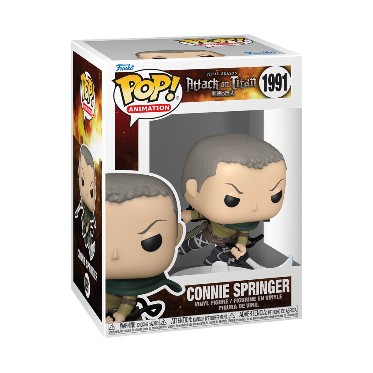 ATTACK ON TITAN - POP FUNKO VINYL FIGURE 1991 CONNIE SPRINGER 9CM