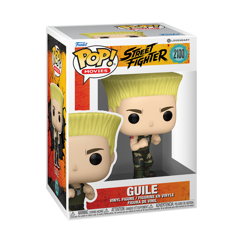 STREET FIGHTER (2026) - POP FUNKO VINYL FIGURE 2100 GUILE 9CM