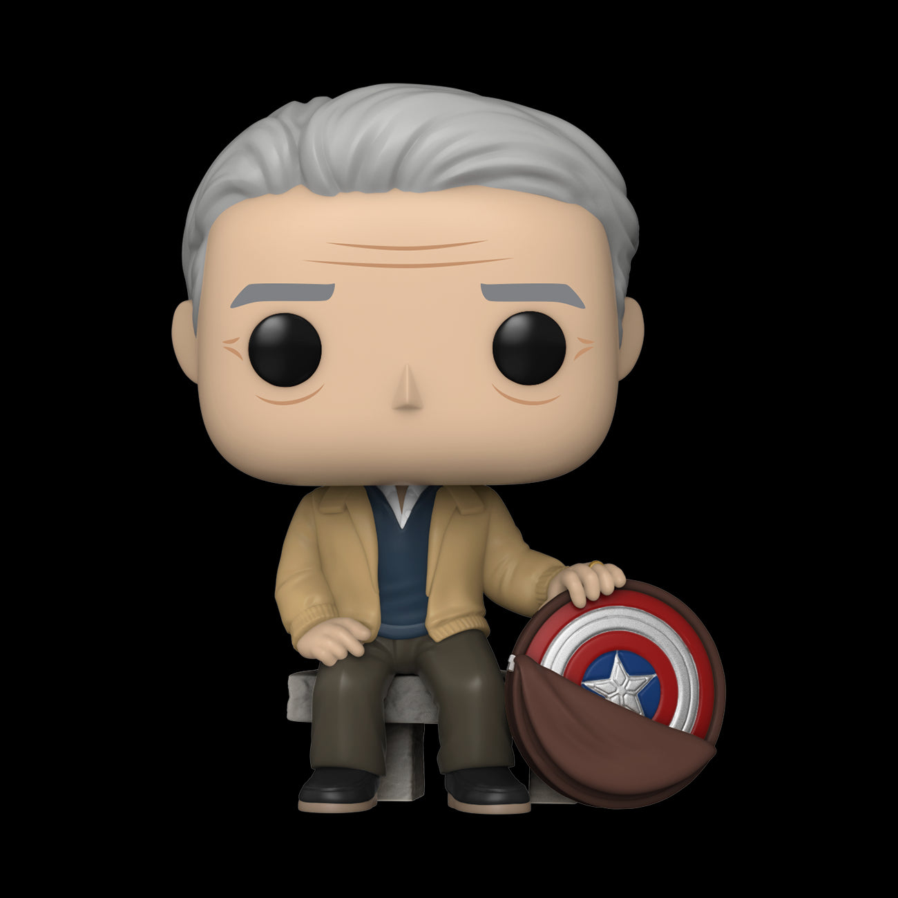 MARVEL: AVENGERS ENDGAME - POP FUNKO VINYL FIGURE 915 OLD MAN STEVE 9CM