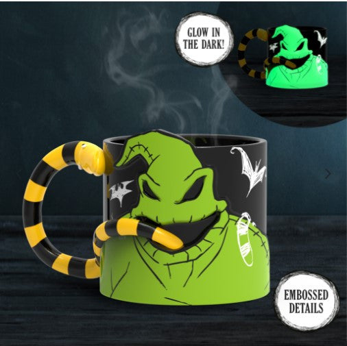 PP14627NBC - NIGHTMARE BEFORE CHRISTMAS - OOGIE BOOGIE SHAPED GITD MUG