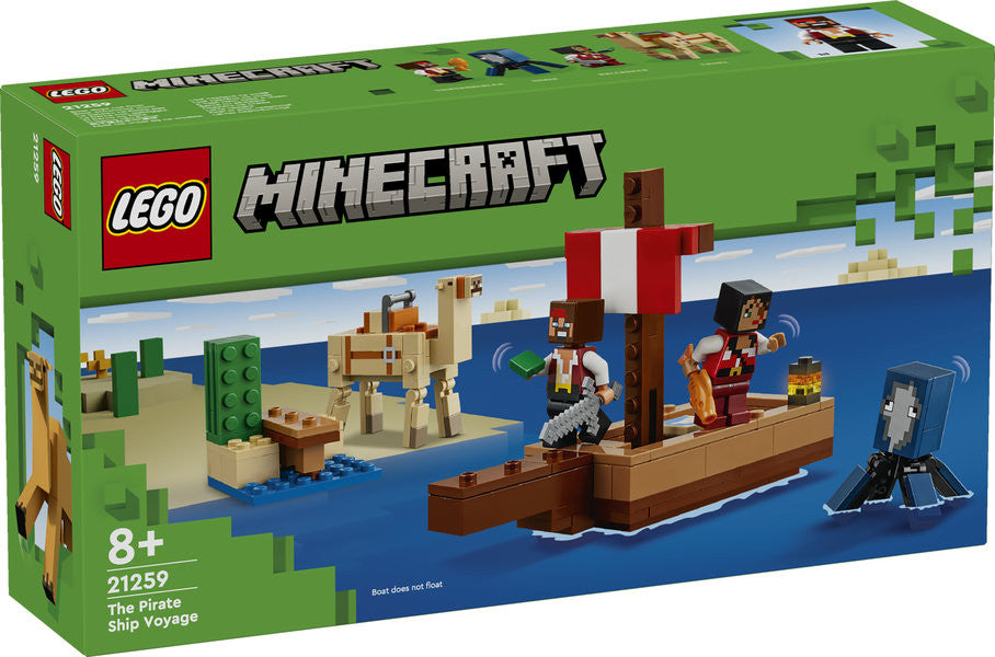 21259 - MINECRAFT - IL VIAGGIO DEL GALEONE DEI PIRATI