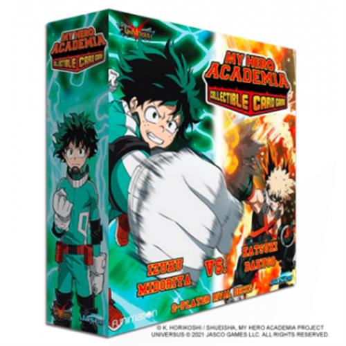 MY HERO ACADEMIA TCG - 2 PLAY RIVAL DECKS - IZUKU MIDORIYA VS KATSUKI BAKUGO