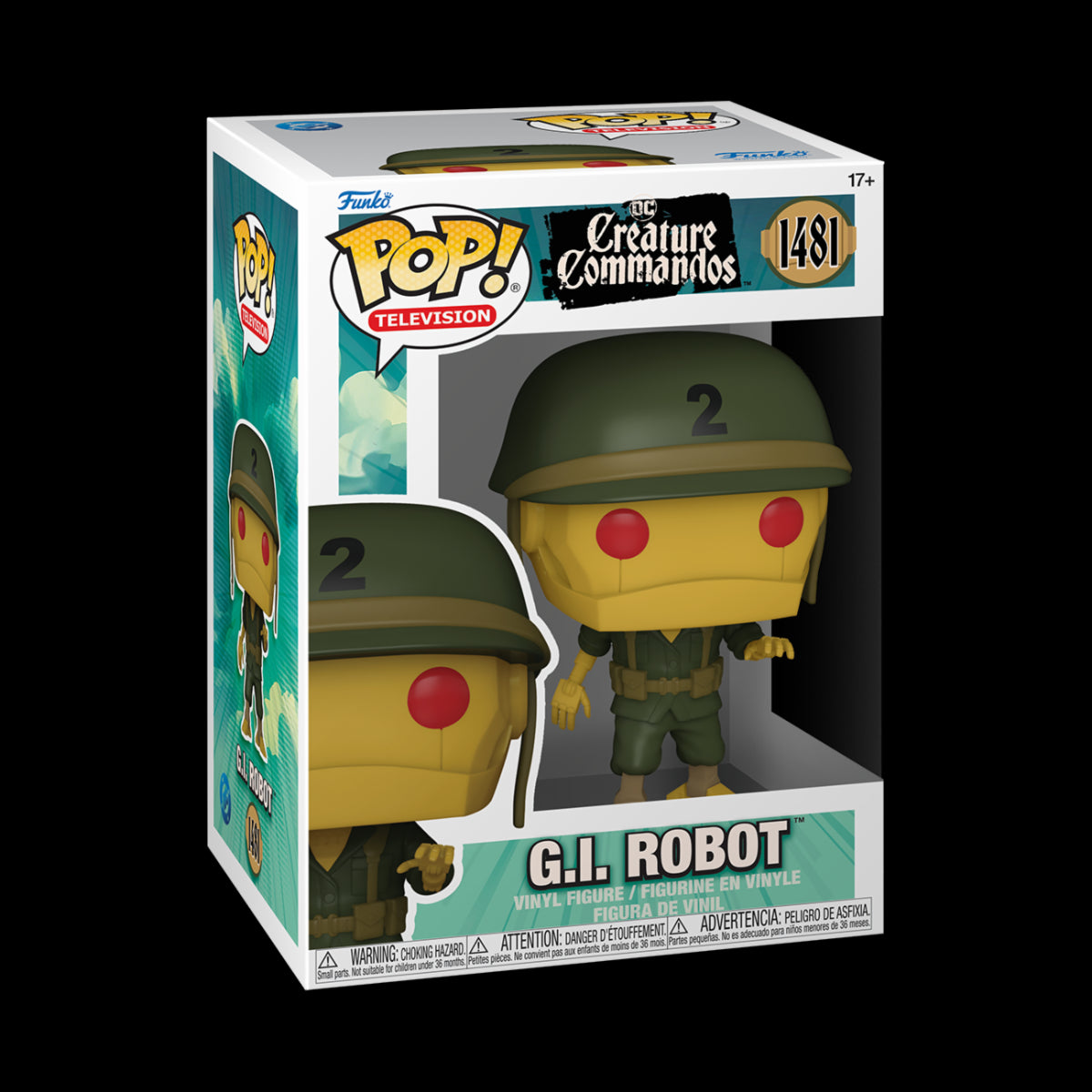 CREATURE COMMANDOS - POP FUNKO VINYL FIGURE 1481 G.I. ROBOT 9CM