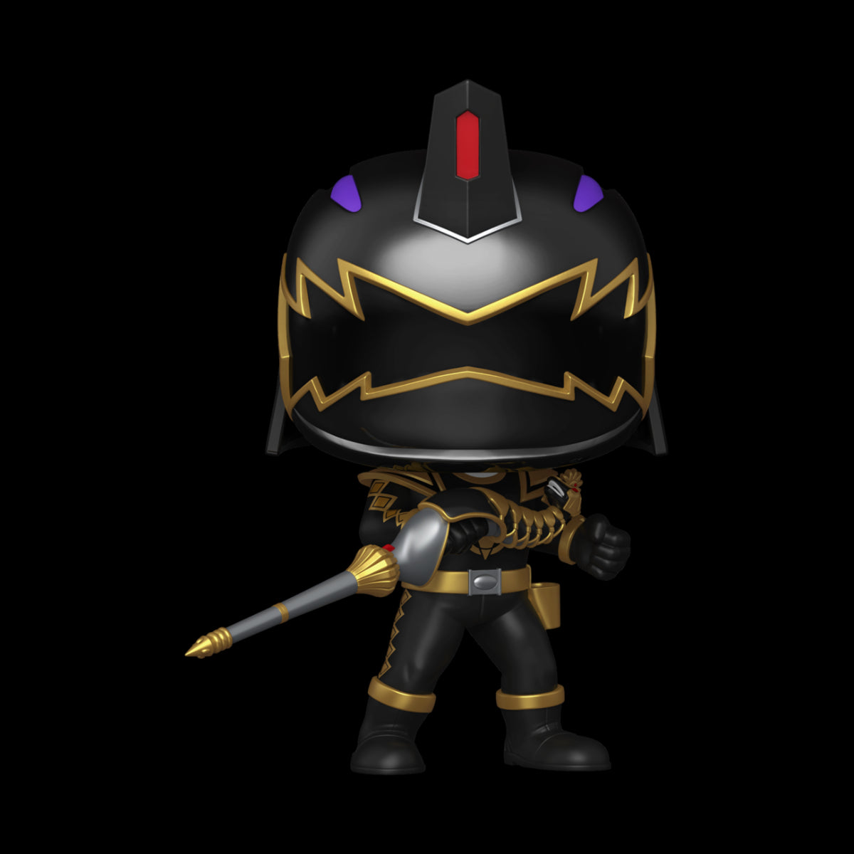 POWER RANGERS GENERATION - POP FUNKO VINYL FIGURE 1712 BLACK DINO THUNDER RANGER 9CM