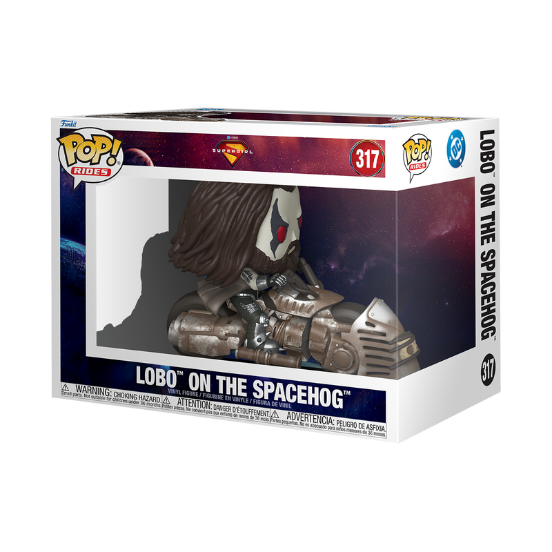 SUPERGIRL (2026) - POP FUNKO RIDE VINYL FIGURE 317 LOBO ON THE SPACEHOG 15CM