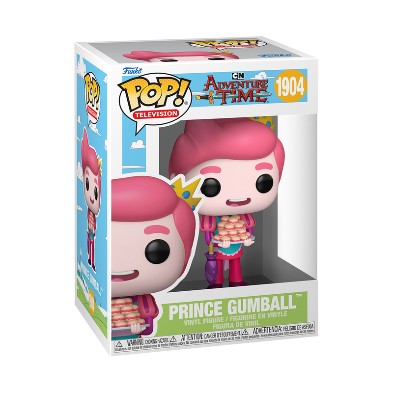 ADVENTURE TIME S4 - POP FUNKO VINYL FIGURE 1904 PRINCE GUMBALL 9CM