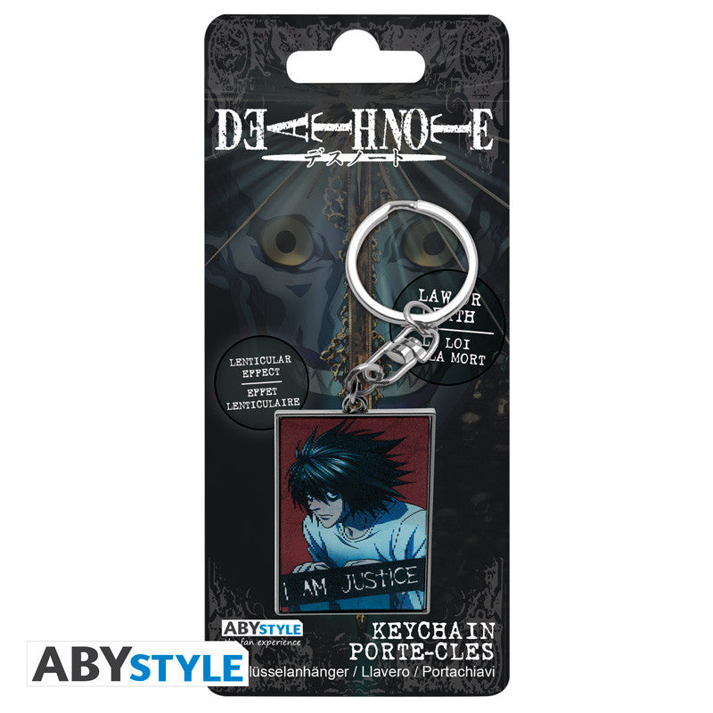 ABYKEY590 - DEATH NOTE - PORTACHIAVI - JUSTICE - Immagine 3