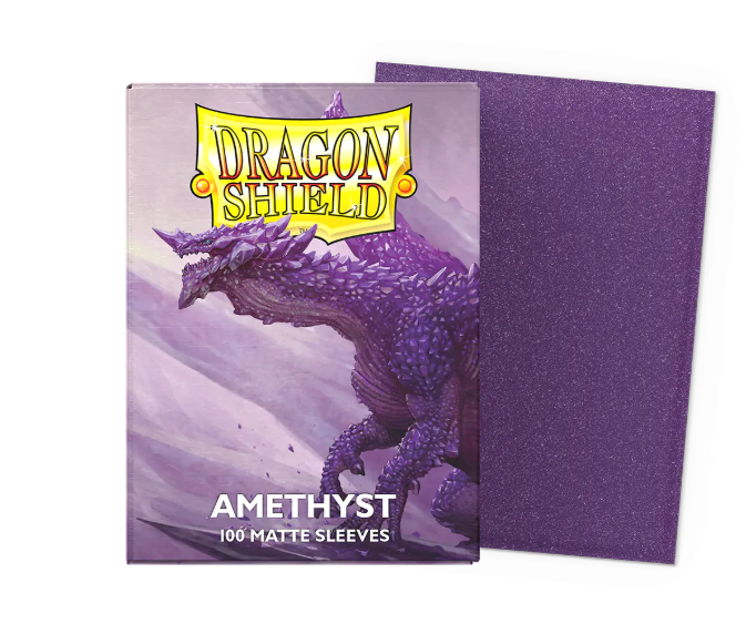 AT-11060 - 100 STANDARD SIZE MATTE DUAL SLEEVES - AMETHYST - Immagine 2