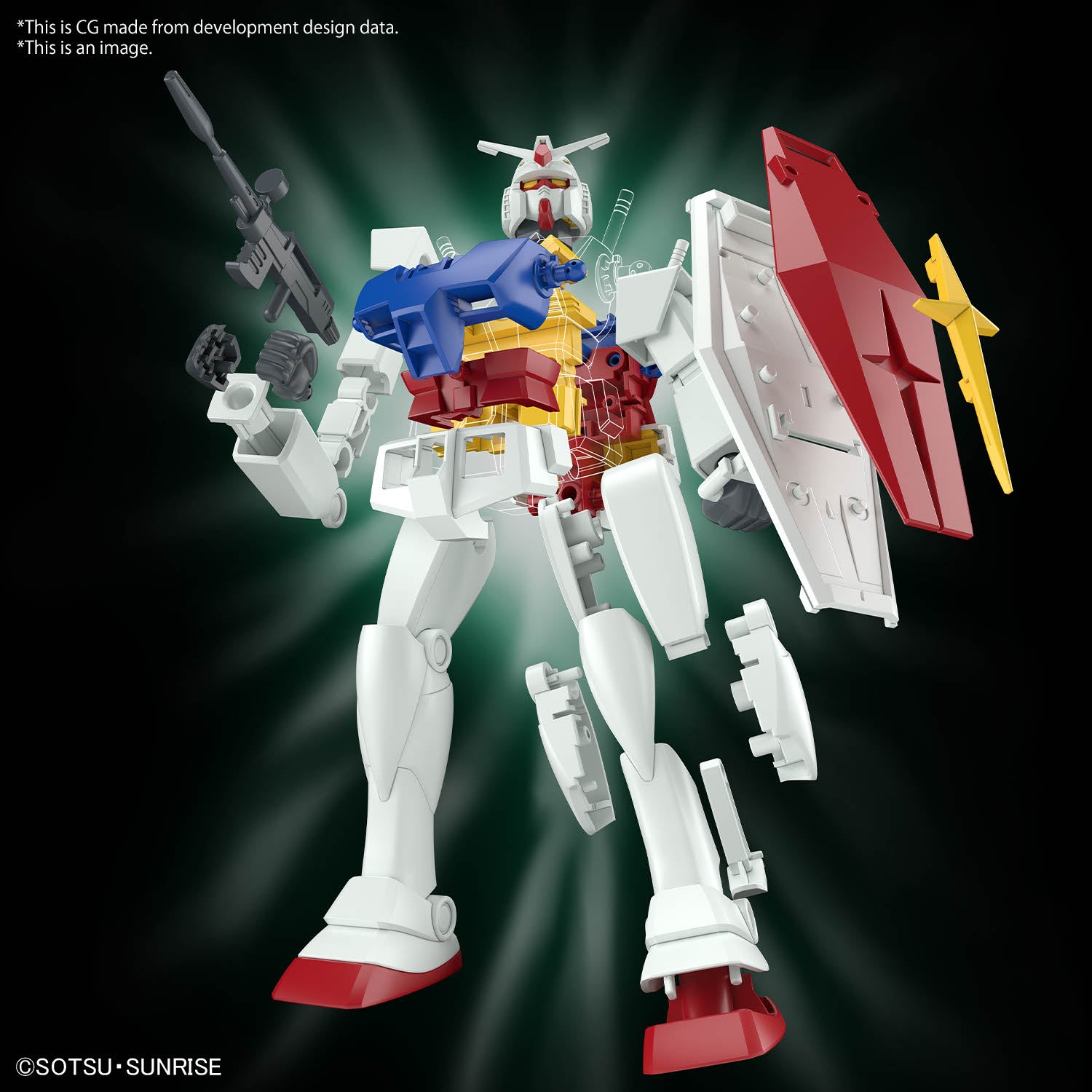 MK67411 - BEST MECHA - RX-78-2 GUNDAM (REVIVAL VER.) - MODEL KIT 1/144 - Immagine 5