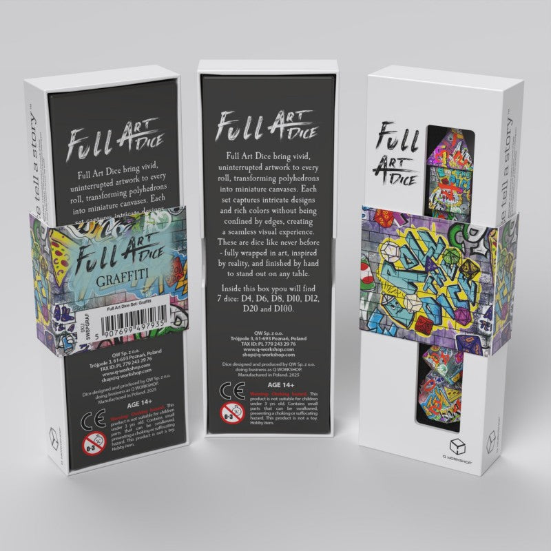 SWSPGRAF - FULL ART DICE SET: GRAFFITI - Immagine 2