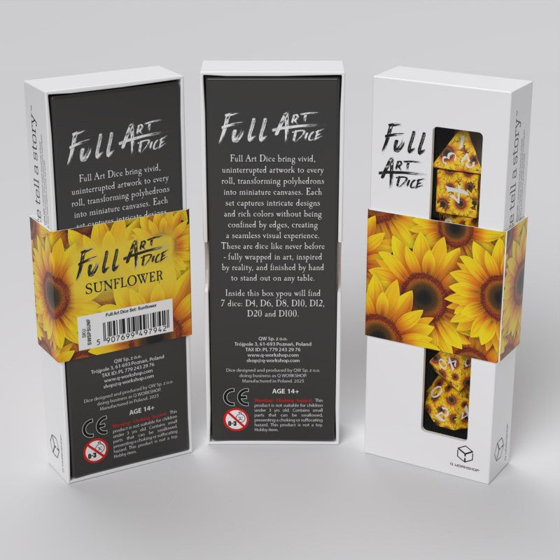 SWSPSUNF - FULL ART DICE SET: SUNFLOWER - Immagine 2