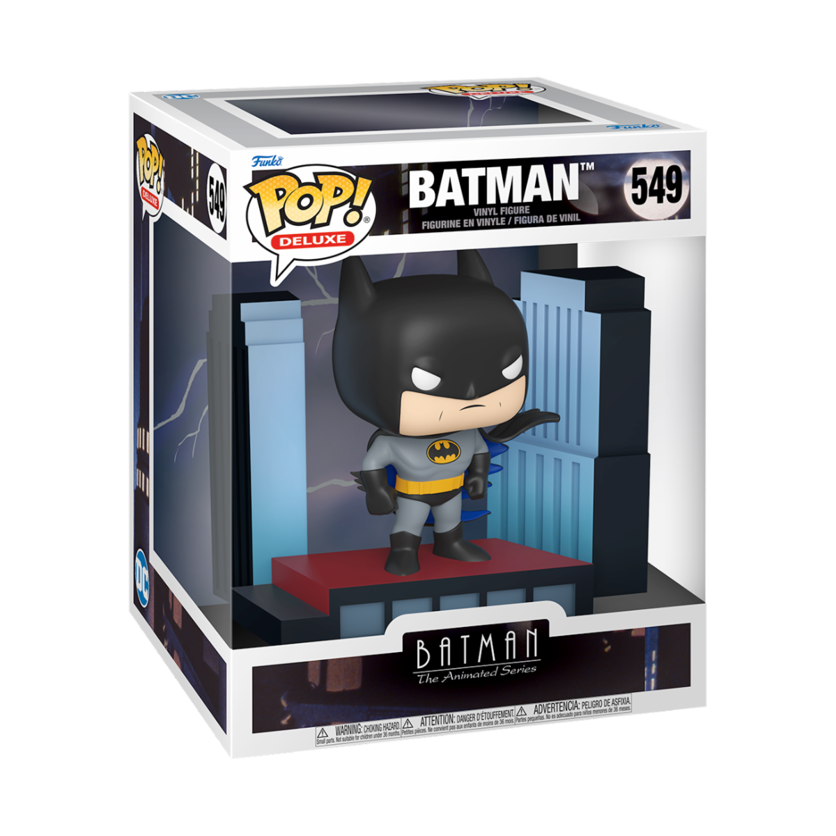 DC COMICS: BATMAN THE ANIMATED SERIES - POP FUNKO DELUXE VINYL FIGURE 549 BATMAN 15CM - Immagine 2