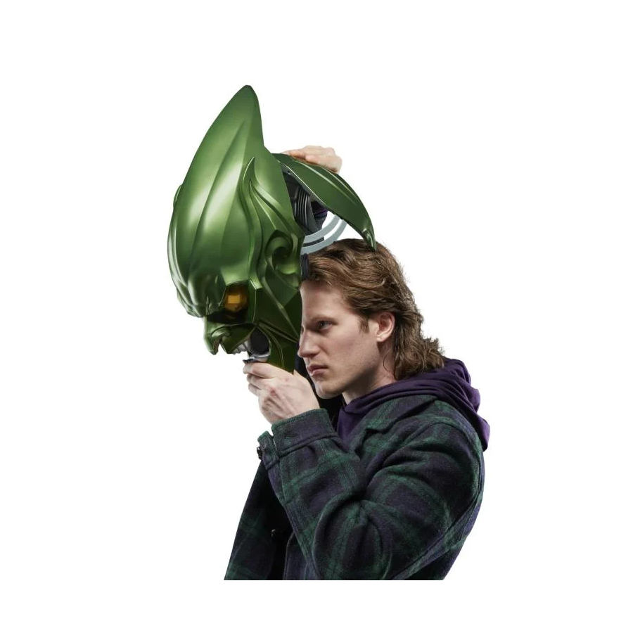 MARVEL LEGENDS - SPIDER-MAN: NO WAY HOME - CASCO ELETTRONICO GREEN GOBLIN - Immagine 6