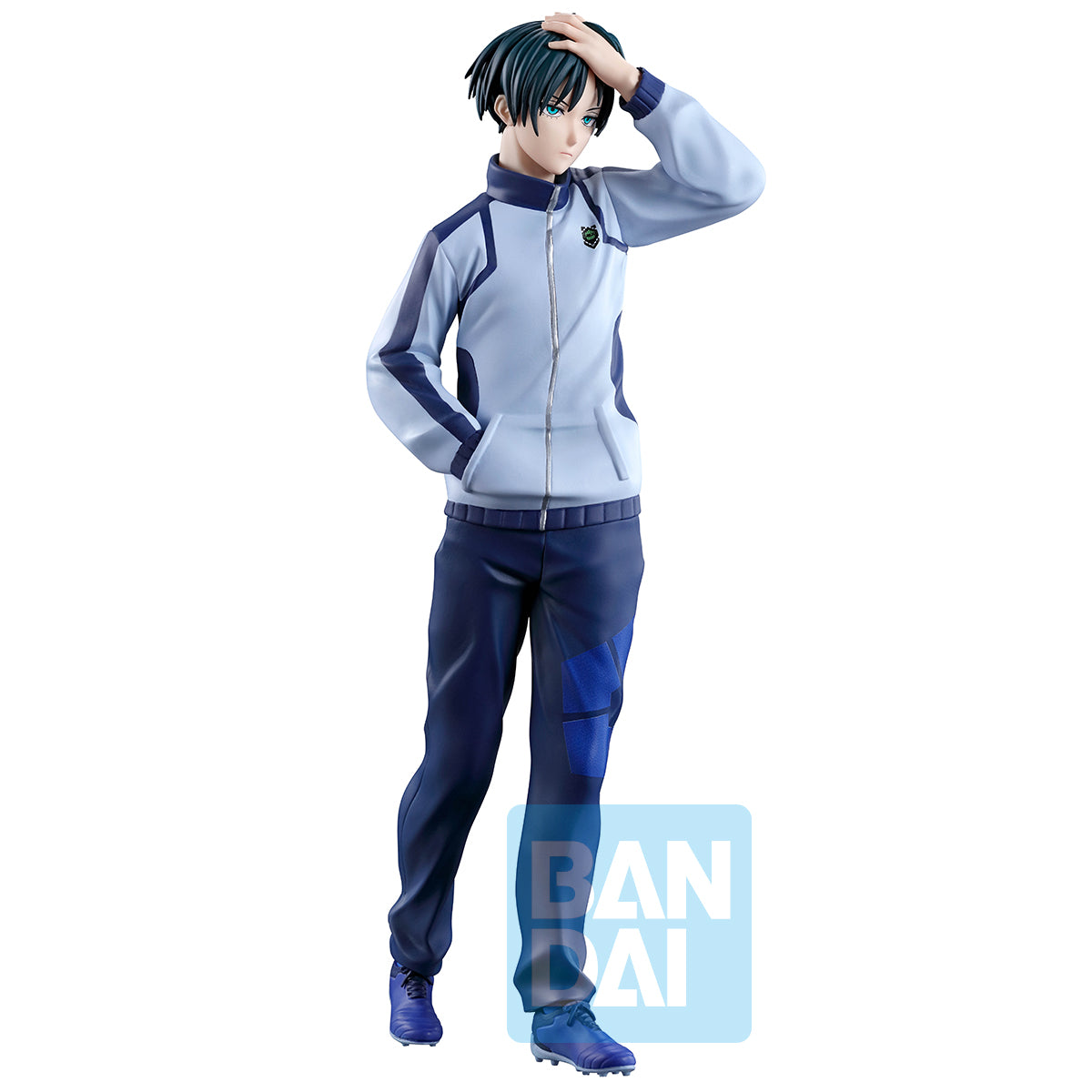 68434 - BLUE LOCK - ICHIBANSHO FIGURE FROM ICHIBAN KUJI - PREPAREDNESS FOR A DECISIVE BATTLE - RIN ITOSHI - STATUA 18CM - Immagine 3