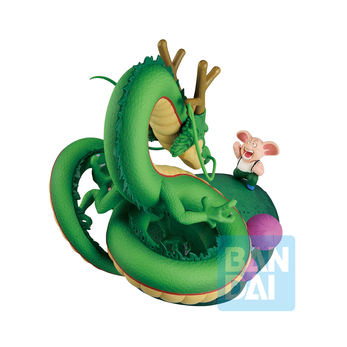 68467 - DRAGON BALL Z - ICHIBANSHO FIGURE FROM ICHIBAN KUJI - DRAGON HISTORY II - OOLONG & SHENRON - STATUA 14CM - Immagine 3