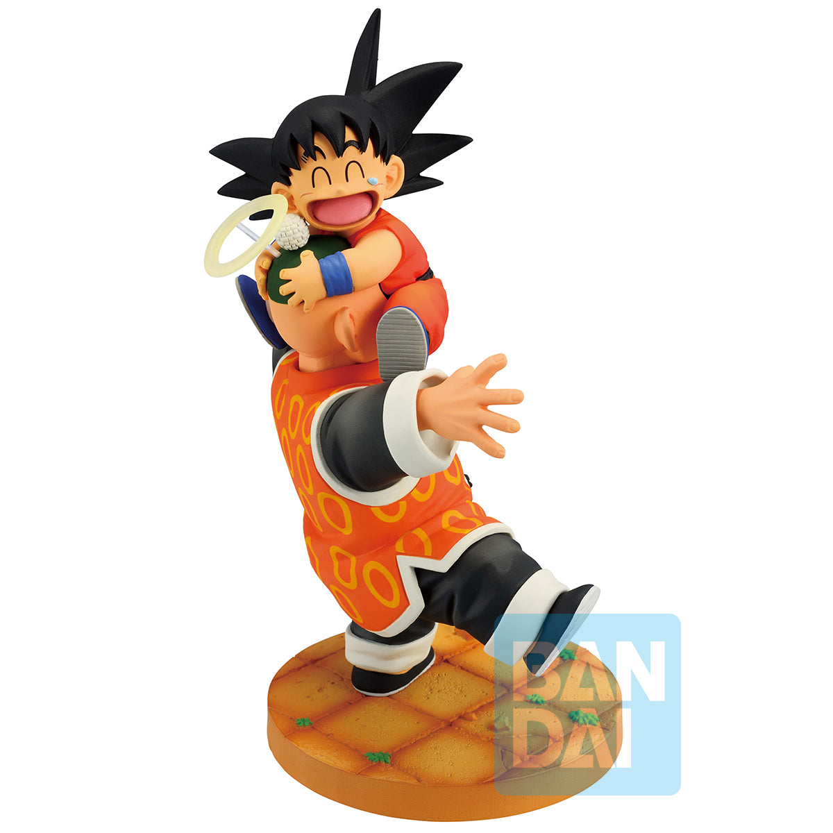 68470 - DRAGON BALL Z - ICHIBANSHO FIGURE FROM ICHIBAN KUJI - DRAGON HISTORY II - SON GOKU & GRANDPA SON GOHAN - STATUA 16CM - Immagine 3