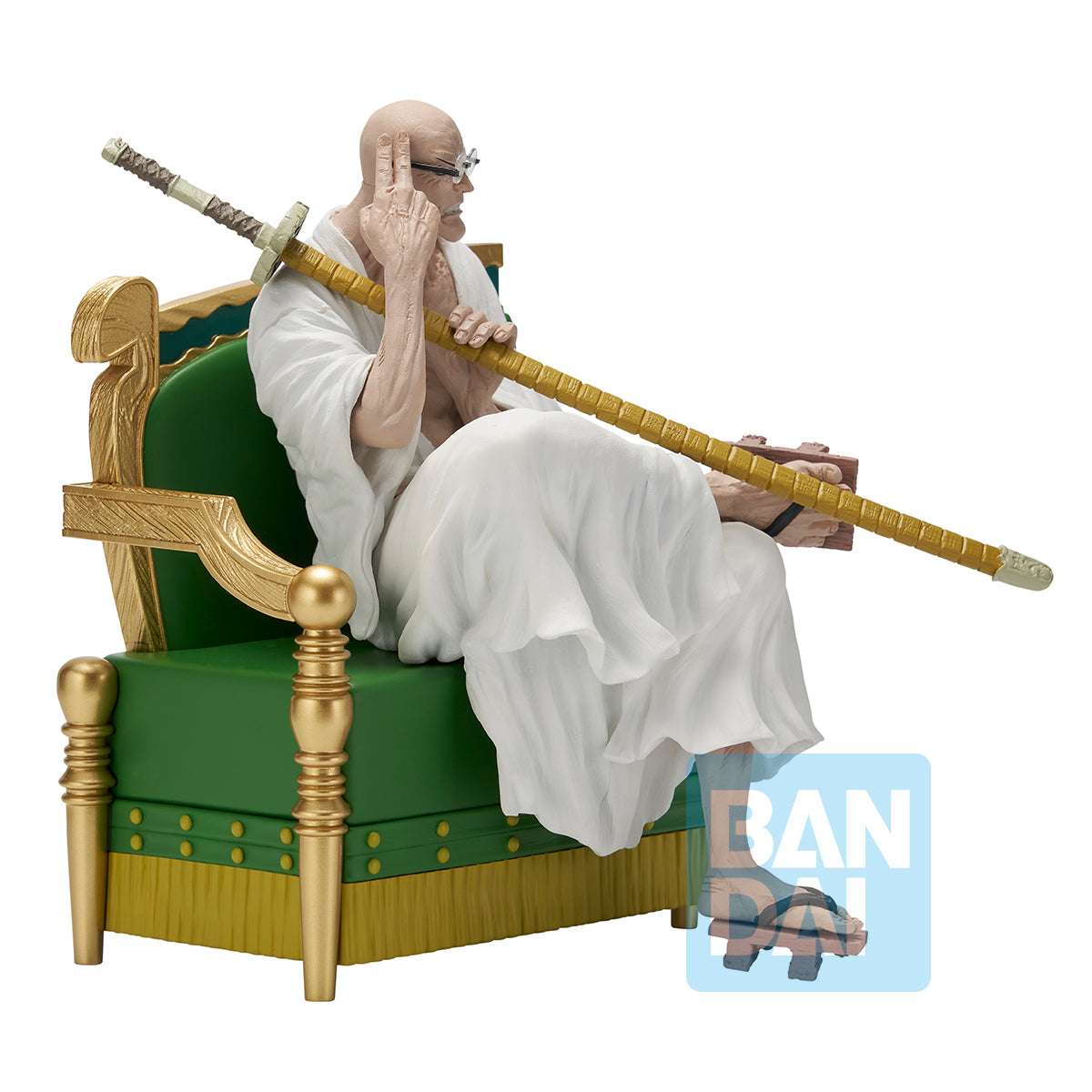 68496 - ONE PIECE - ICHIBANSHO FIGURE FROM ICHIBAN KUJI POWERS OF THE WORLD - SAINT ETHANBARON V. NUSJURO - STATUA 14CM - Immagine 4