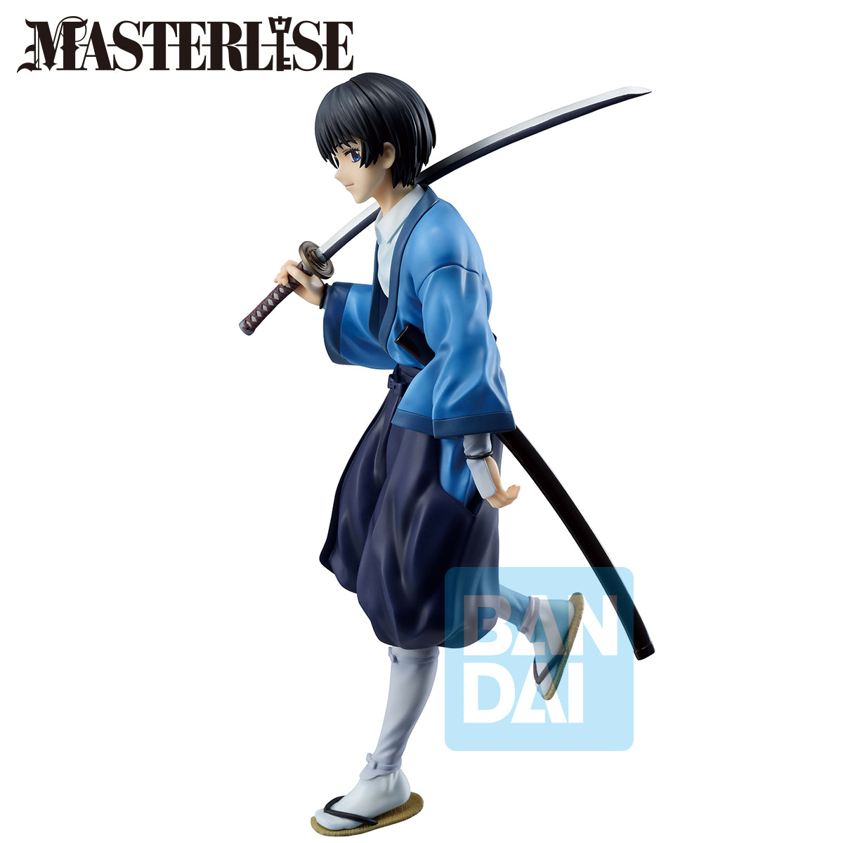68903 - RUROUNI KENSHIN - ICHIBANSHO FIGURE FROM ICHIBAN KUJI MEIJI SWORDSMAN ROMANTIC STORY PART TWO - SOJIRO SETA - STATUA 23CM - Immagine 3