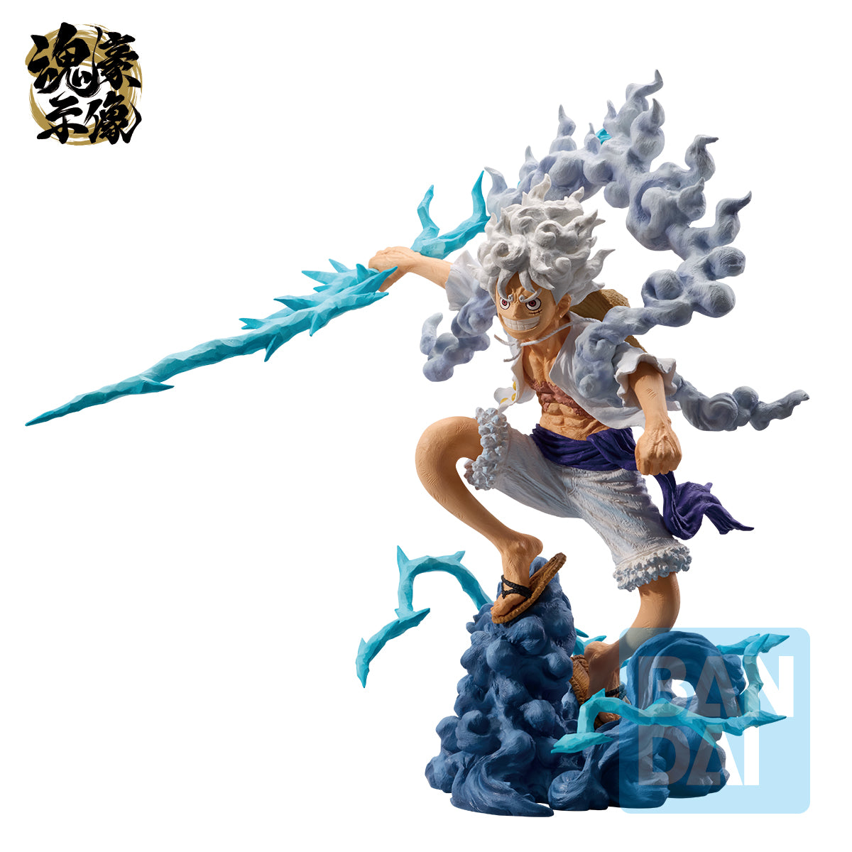 69046 - ONE PIECE - ICHIBANSHO FIGURE FROM ICHIBANSHO - EX DEVILS VOL.3 - MONKEY.D.LUFFY GEAR 5 - STATUA 22CM - Immagine 4