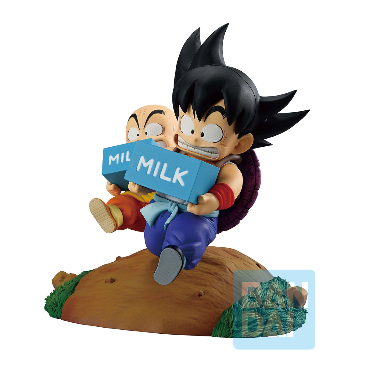 69060 - DRAGON BALL - ICHIBANSHO FIGURE FROM ICHIBANSHO - FANTASTIC ADVENTURE 2 - SON GOKU & KRILLIN - STATUA 12CM - Immagine 4