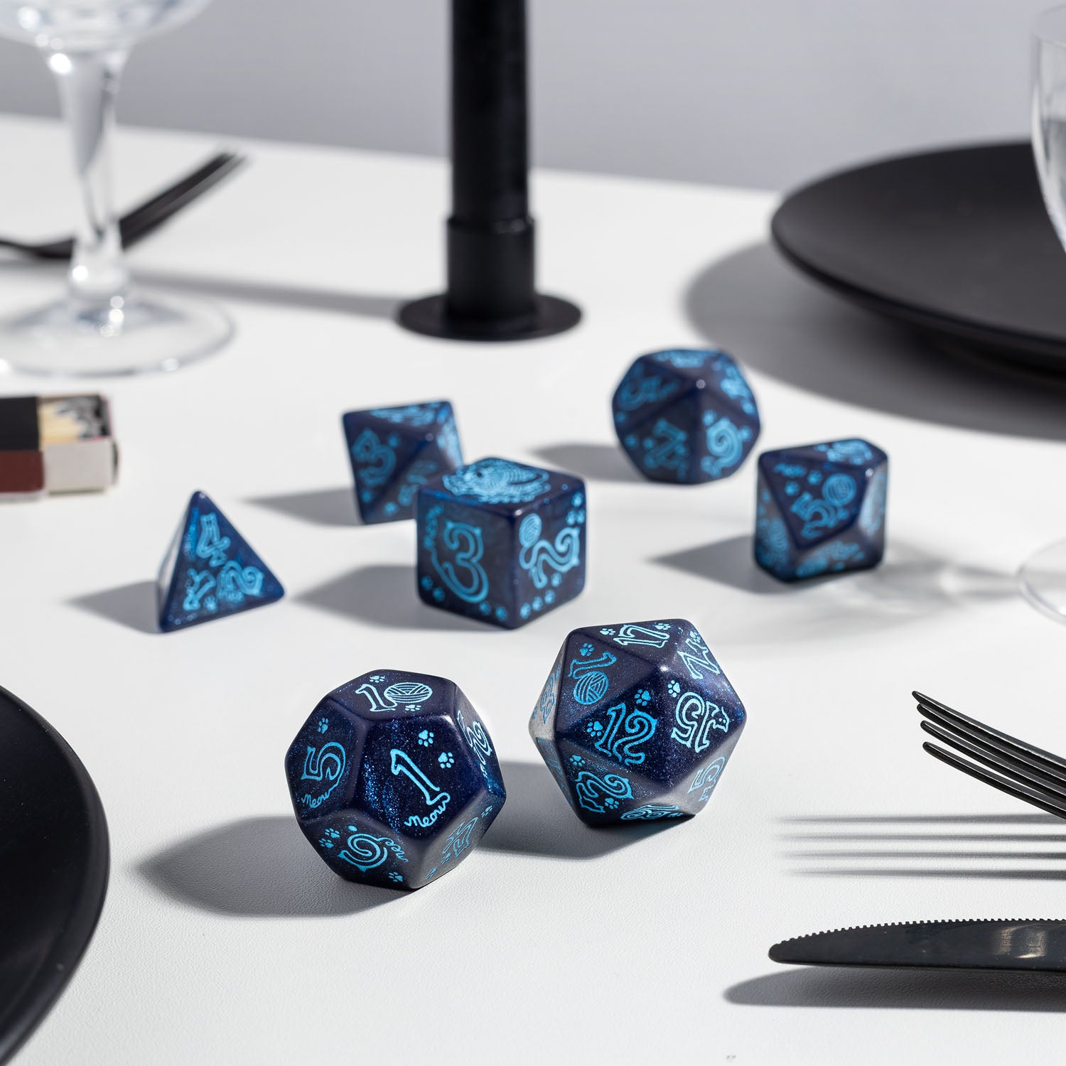 SJKSCAT19 - JUMBO CATS DICE SET: RIVER - Immagine 3
