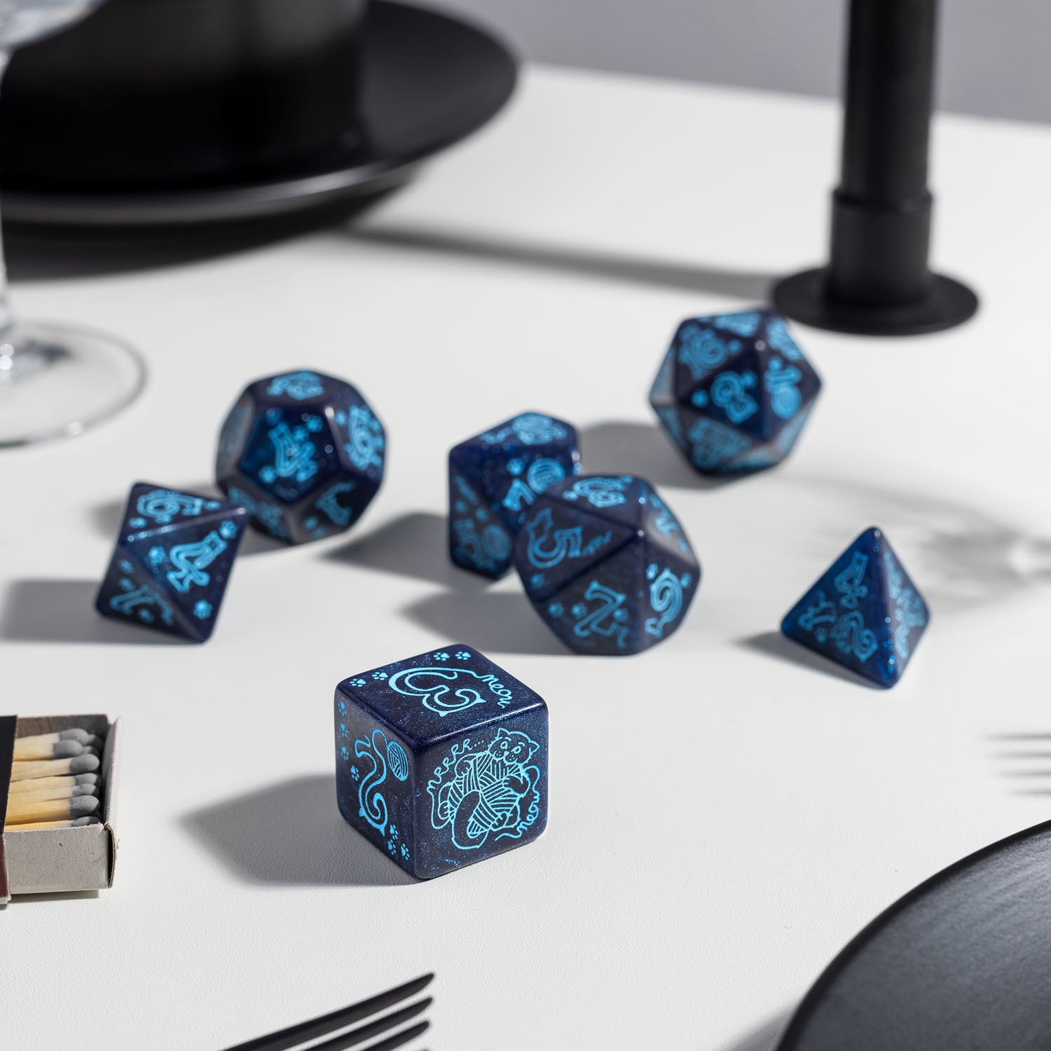 SJKSCAT19 - JUMBO CATS DICE SET: RIVER - Immagine 4