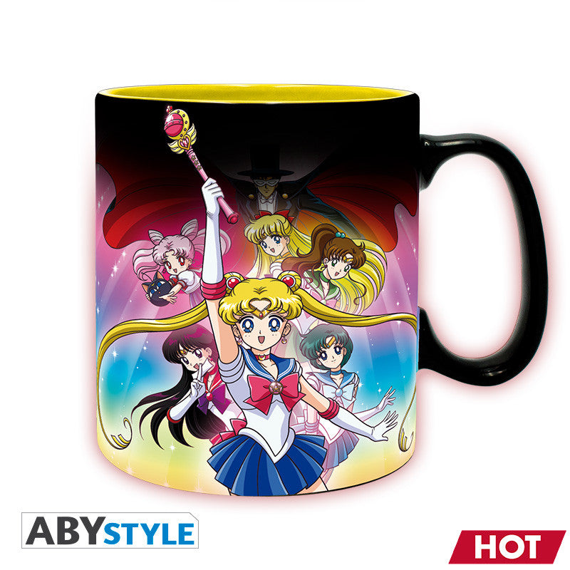ABYMUGA560 - SAILOR MOON - TAZZA HEAT CHANGE 460ML - GROUP - Immagine 3