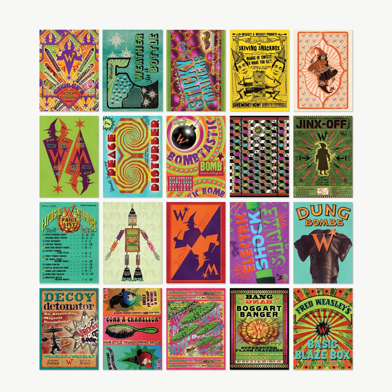 HPC06 - WEASLEYS' WIZARD WHEEZES PACKAGING - POSTCARD - Immagine 2