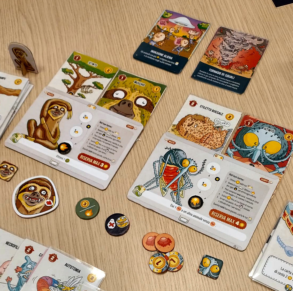 EVOLVERSI MALE - IL GIOCO DI BARBASCURA X - ESPANSIONE BRADIPO E ZANZARA - Immagine 2