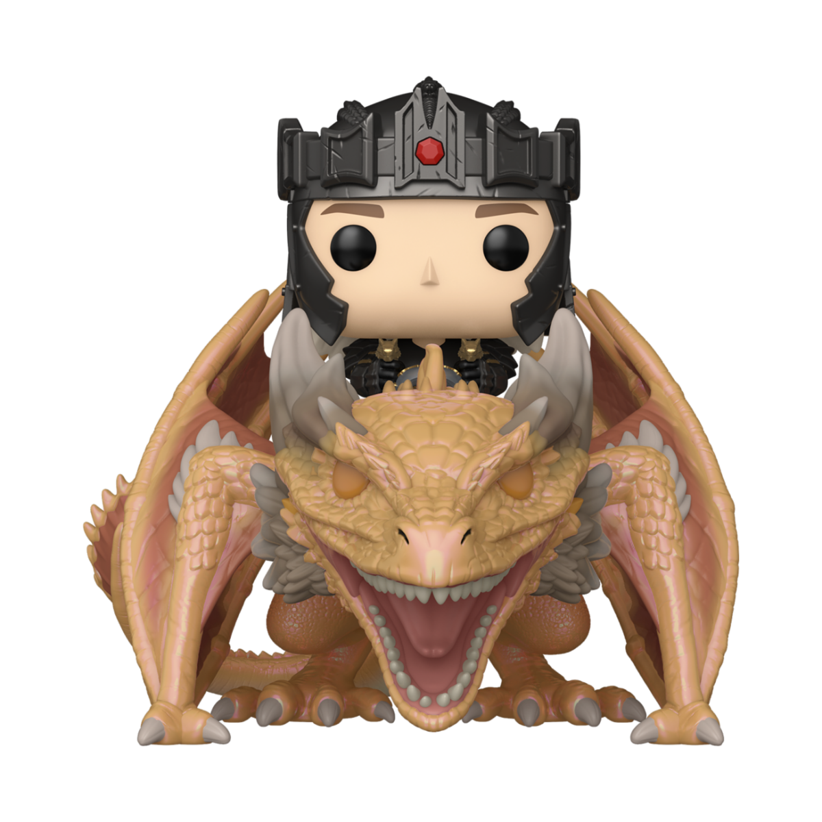 GAME OF THRONES: HOUSE OF THE DRAGON - POP FUNKO RIDE VINYL FIGURE 135 AEGON W/SUNFIRE 15CM - Immagine 2