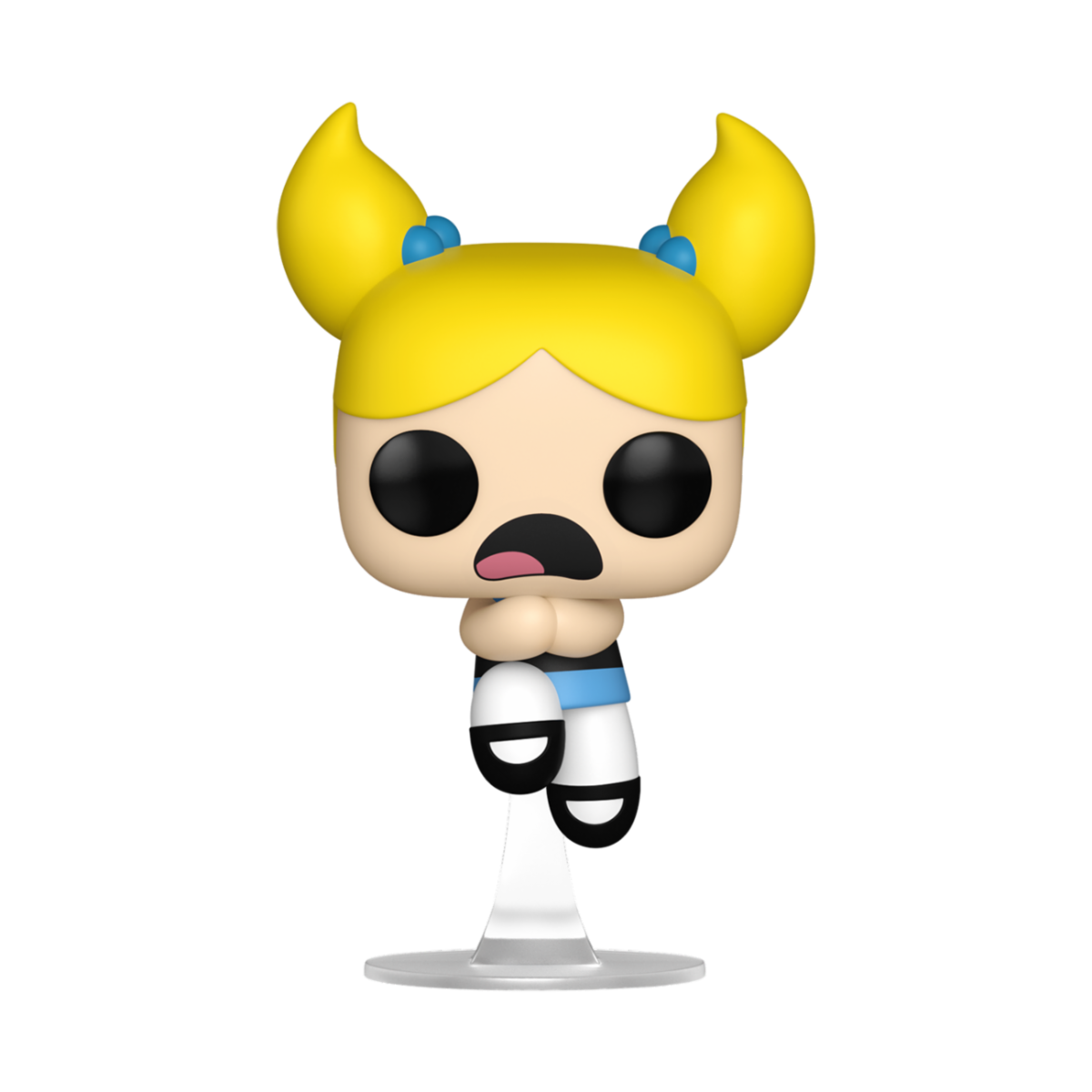 THE POWERPUFF GIRLS S2 - POP FUNKO MEME VINYL FIGURE 1981 BUBBLES 9CM - Immagine 2