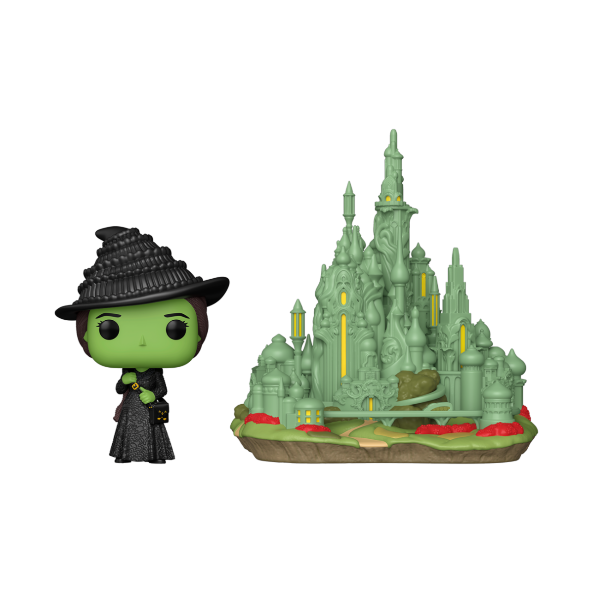WICKED - POP FUNKO TOWN VINYL FIGURE 44 ELPHABA W/EMERAL CITY - Immagine 2