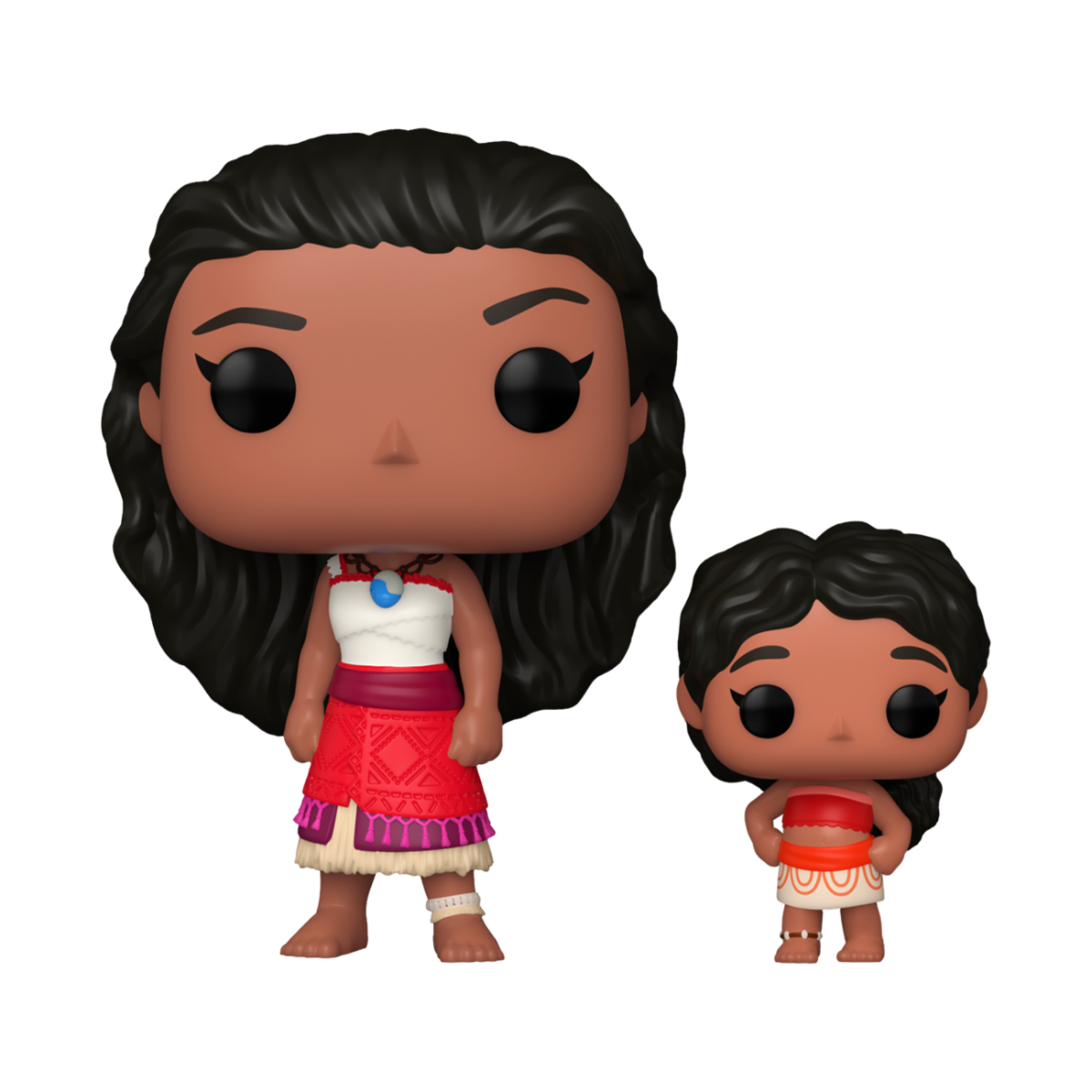 DISNEY: MOANA 2 (OCEANIA 2) - POP FUNKO VINYL FIGURE 1546 MOANA & LITTLE SIS SIMEA 9CM - Immagine 2