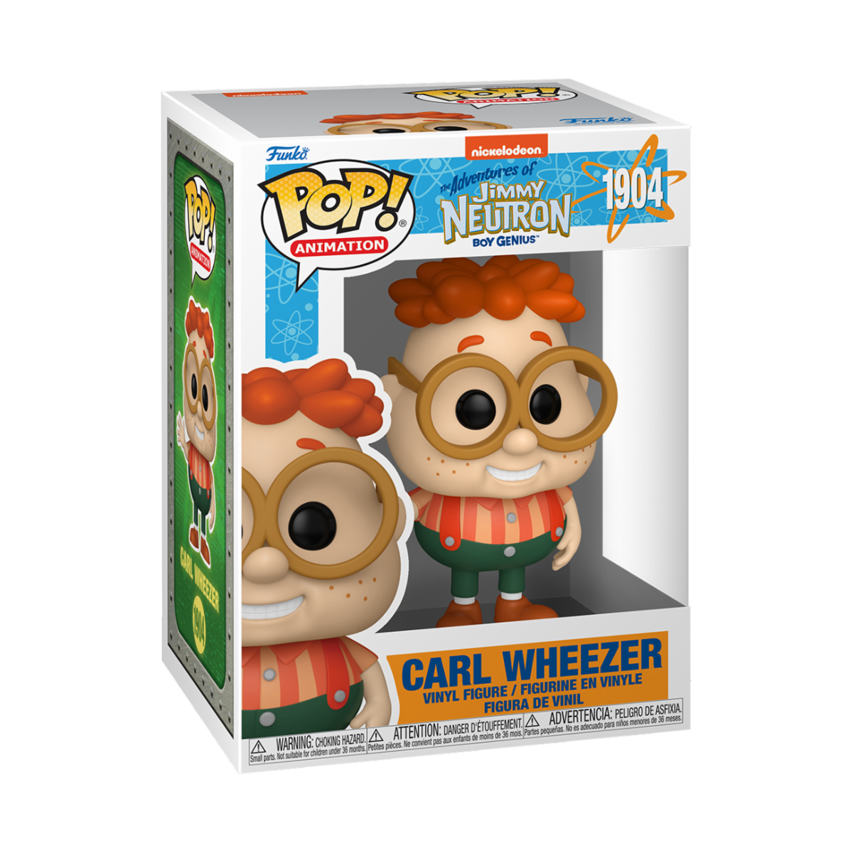 JIMMY NEUTRON - POP FUNKO VINYL FIGURE 1904 CARL 9CM - Immagine 2